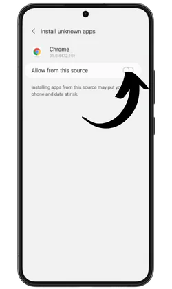 VOX casino allow chrome to install apps