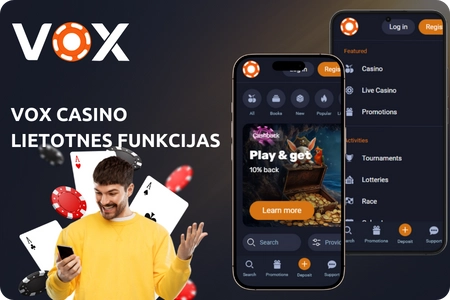 Lietotnes funkcijas